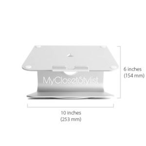 NIB Apple Macbook Pro SWIVEL laptop Stand! Desktop Rain Design SPACE GRAY New!